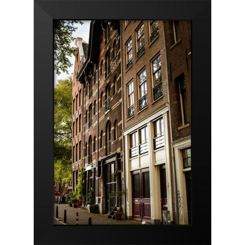 Amsterdam Neighborhood II Black Modern Wood Framed Art Print by Berzel, Erin