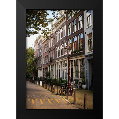 Amsterdam Road II Black Modern Wood Framed Art Print by Berzel, Erin