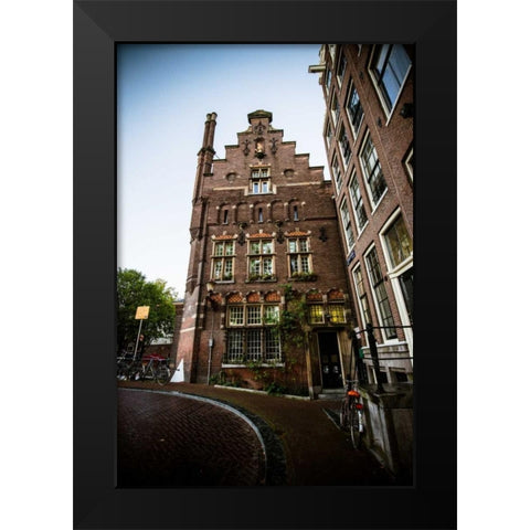 OZ Voorburgwal III Black Modern Wood Framed Art Print by Berzel, Erin