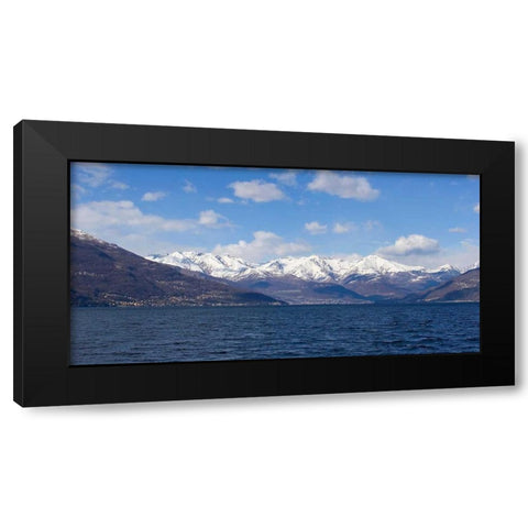 Mountain Splendor Black Modern Wood Framed Art Print with Double Matting by Crane, Rita