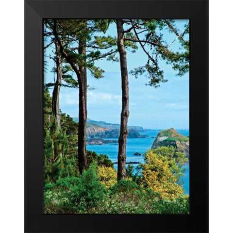Sunny Afternoon Black Modern Wood Framed Art Print by Crane, Rita