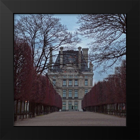 Pavillion des Tuileries Black Modern Wood Framed Art Print by Crane, Rita