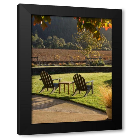 Autumn Glow II Black Modern Wood Framed Art Print by Crane, Rita