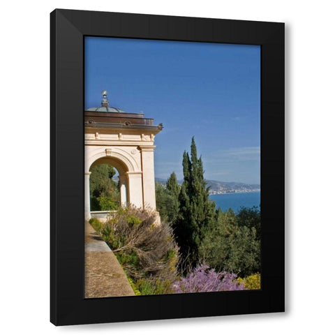 Italian Garden IV Black Modern Wood Framed Art Print by Crane, Rita