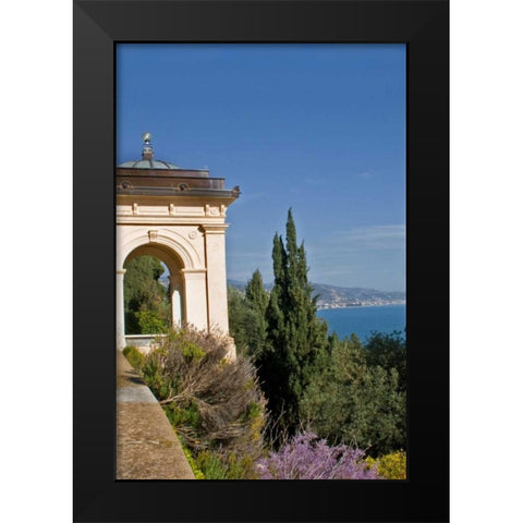 Italian Garden IV Black Modern Wood Framed Art Print by Crane, Rita