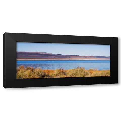 Desert Lake II Black Modern Wood Framed Art Print with Double Matting by Crane, Rita