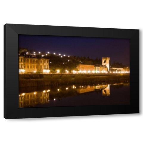 Florence Reflections II Black Modern Wood Framed Art Print by Crane, Rita