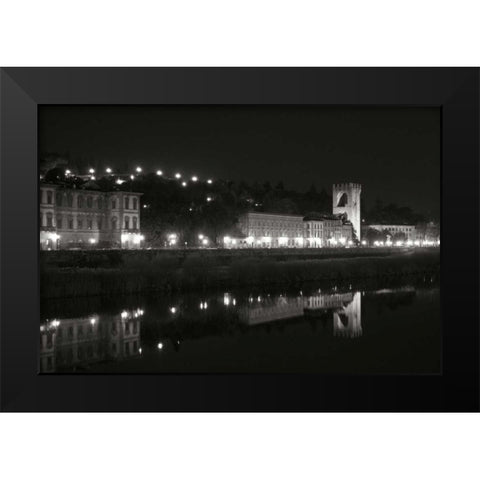 Tuscan Reflections II Black Modern Wood Framed Art Print by Crane, Rita