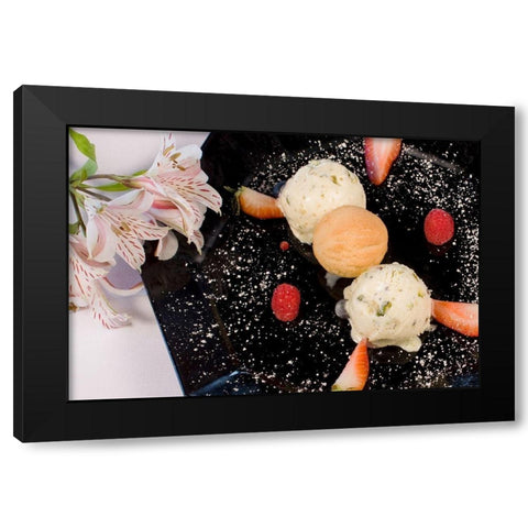 Dessert IV Black Modern Wood Framed Art Print by Crane, Rita