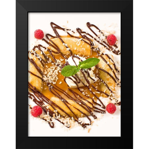 Dessert VI Black Modern Wood Framed Art Print by Crane, Rita