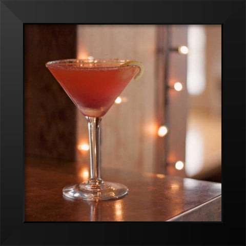 Cocktails V Black Modern Wood Framed Art Print by Crane, Rita