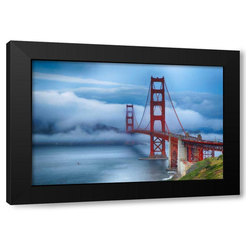 Golden Gate Bridge VI Black Modern Wood Framed Art Print by Crane, Rita