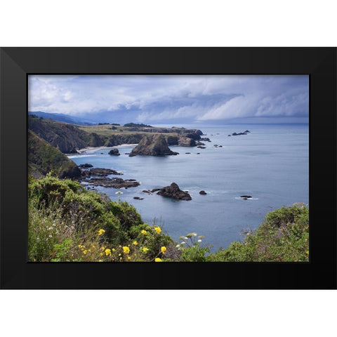 Spring Morning I Black Modern Wood Framed Art Print by Crane, Rita