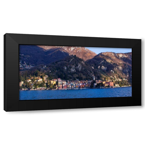 View of Varenna II Black Modern Wood Framed Art Print by Crane, Rita