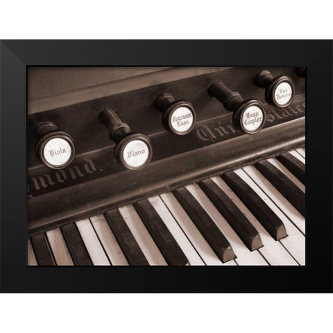 Organ I Black Modern Wood Framed Art Print by Christensen, Jim