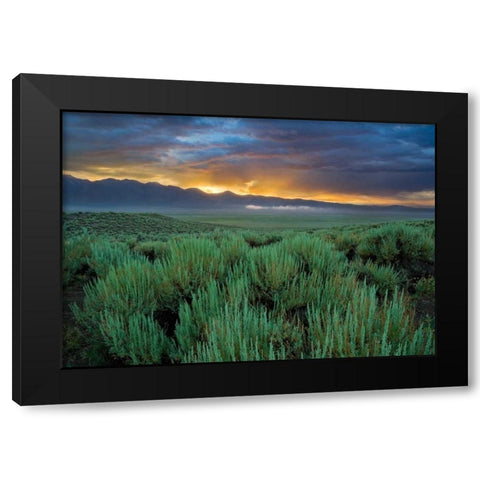 Benton Crossing II Black Modern Wood Framed Art Print by Geistweite, Mark