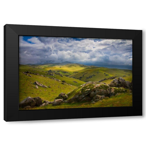Transience I Black Modern Wood Framed Art Print with Double Matting by Geistweite, Mark