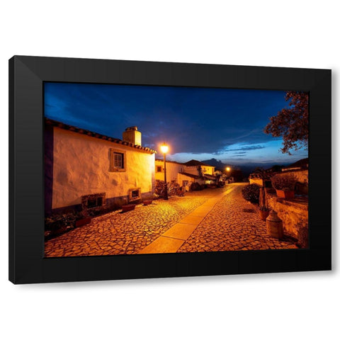 Mata de Paquena, Portugal Black Modern Wood Framed Art Print with Double Matting by Hellmann, Stan