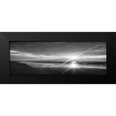 Beauteous Light Panel BW II Black Modern Wood Framed Art Print by Hausenflock, Alan