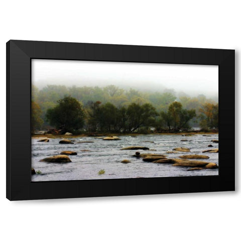 The Far Shore Black Modern Wood Framed Art Print with Double Matting by Hausenflock, Alan