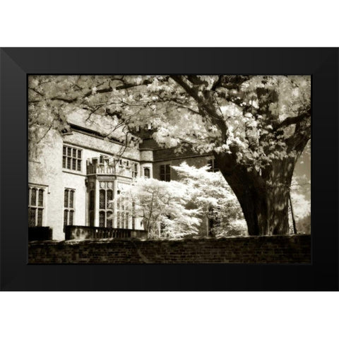 Tudor Mansion I Black Modern Wood Framed Art Print by Hausenflock, Alan