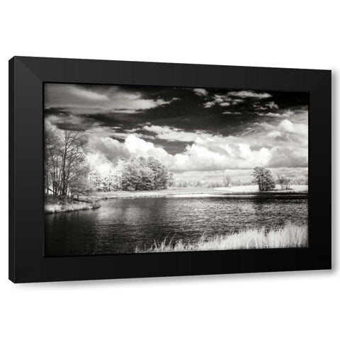Shearon Lake II Black Modern Wood Framed Art Print by Hausenflock, Alan