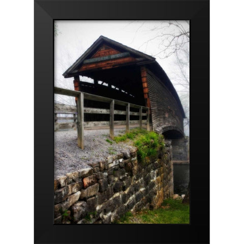 Humpback Bridge III Black Modern Wood Framed Art Print by Hausenflock, Alan