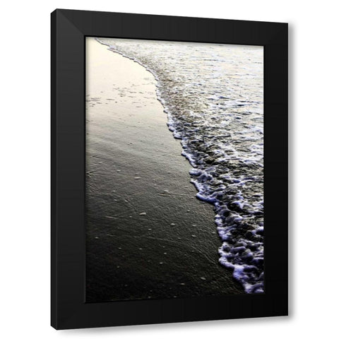 Caress the Sand II Black Modern Wood Framed Art Print by Hausenflock, Alan