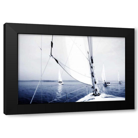 Quantico Fleet I Black Modern Wood Framed Art Print by Hausenflock, Alan