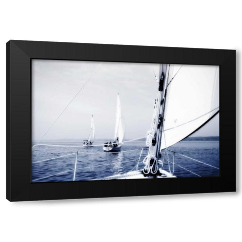 Quantico Fleet II Black Modern Wood Framed Art Print by Hausenflock, Alan