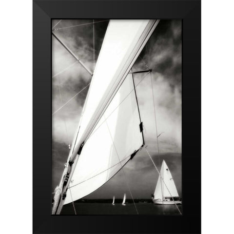 Close Hauled I Black Modern Wood Framed Art Print by Hausenflock, Alan