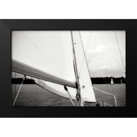 Close Hauled IV Black Modern Wood Framed Art Print by Hausenflock, Alan