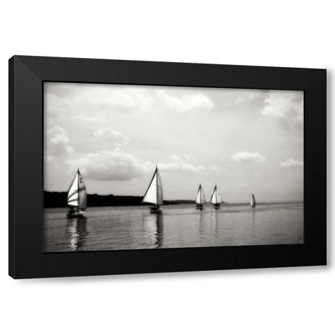 On the Potomac I Black Modern Wood Framed Art Print by Hausenflock, Alan