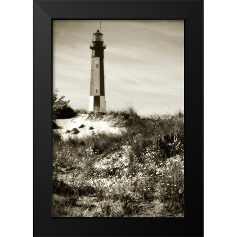 Cape Henry Light I Black Modern Wood Framed Art Print by Hausenflock, Alan