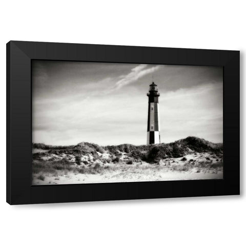 Cape Henry Light VI Black Modern Wood Framed Art Print with Double Matting by Hausenflock, Alan