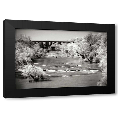 Lee Bridge I Black Modern Wood Framed Art Print with Double Matting by Hausenflock, Alan