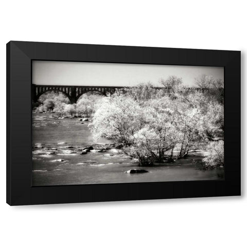 Lee Bridge II Black Modern Wood Framed Art Print by Hausenflock, Alan