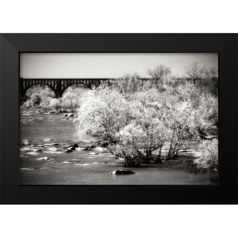 Lee Bridge II Black Modern Wood Framed Art Print by Hausenflock, Alan