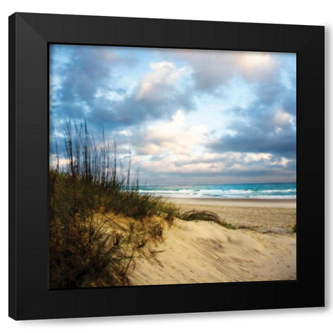 Cotton Candy Sunrise Sq I Black Modern Wood Framed Art Print by Hausenflock, Alan