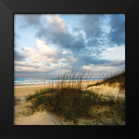 Cotton Candy Sunrise Sq II Black Modern Wood Framed Art Print by Hausenflock, Alan