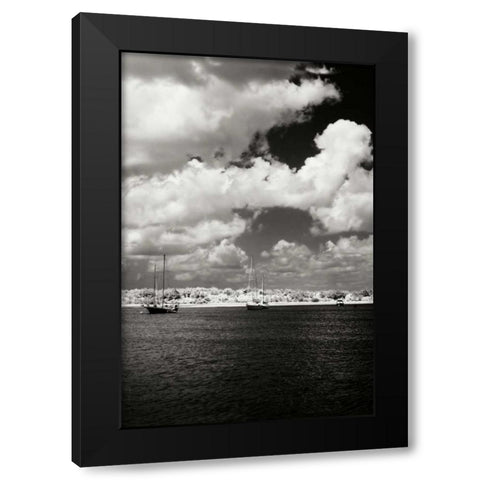 Everette Bay IV Black Modern Wood Framed Art Print by Hausenflock, Alan