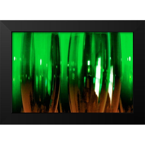 Wine Glasses I Black Modern Wood Framed Art Print by Hausenflock, Alan