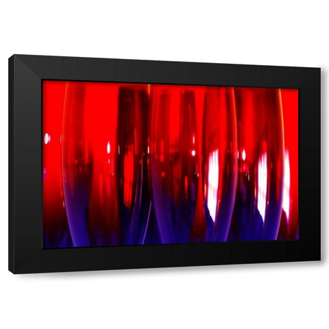 Wine Glasses IV Black Modern Wood Framed Art Print with Double Matting by Hausenflock, Alan