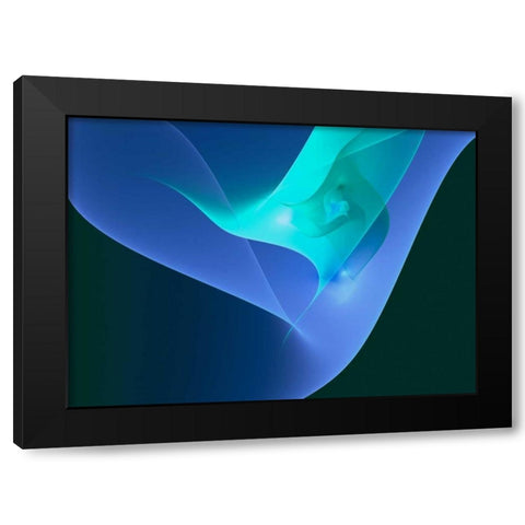 Diffusion Black Modern Wood Framed Art Print by Hausenflock, Alan