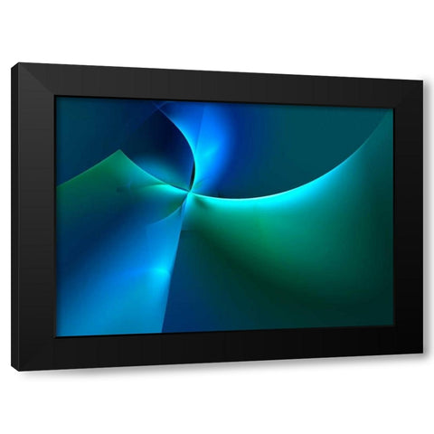 Emergence Black Modern Wood Framed Art Print by Hausenflock, Alan