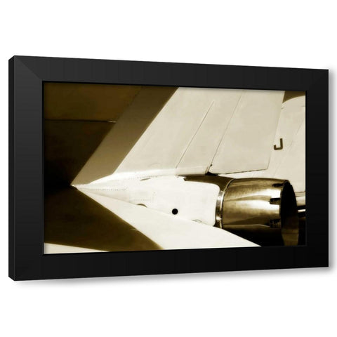 Tomcat II Black Modern Wood Framed Art Print by Hausenflock, Alan