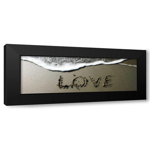 Love Black Modern Wood Framed Art Print by Hausenflock, Alan