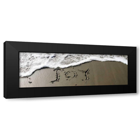 Joy Black Modern Wood Framed Art Print by Hausenflock, Alan