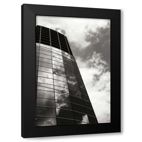 Tower of Clouds II Black Modern Wood Framed Art Print with Double Matting by Hausenflock, Alan