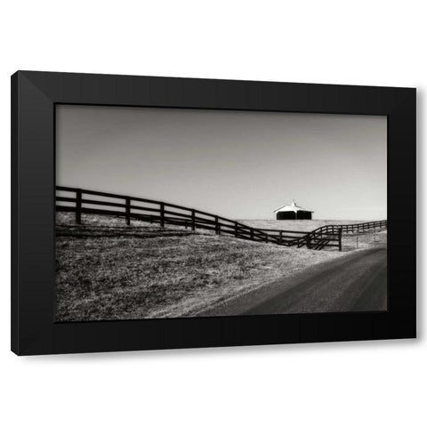 Albermarle Farm I Black Modern Wood Framed Art Print with Double Matting by Hausenflock, Alan